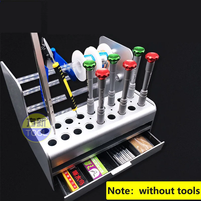 

Mainframe Parts Storage Box Screwdriver Tweezers Tool Box Maintenance Accessories Rack For Mobile Phone Repair Storage Box