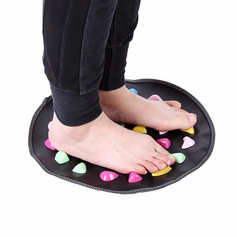 4 Types Foot Massager Mat Reflexology Walk Relax Massager Stone Pain Relieve Leg Mat Health Care Pad Muscle Stimulation Pad