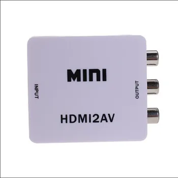 

Mini HD Video Converter Box HDMI to AV/CVBS L/R Support NTSC and PAL Output Video Adapter 1080P HDMI2AV cable