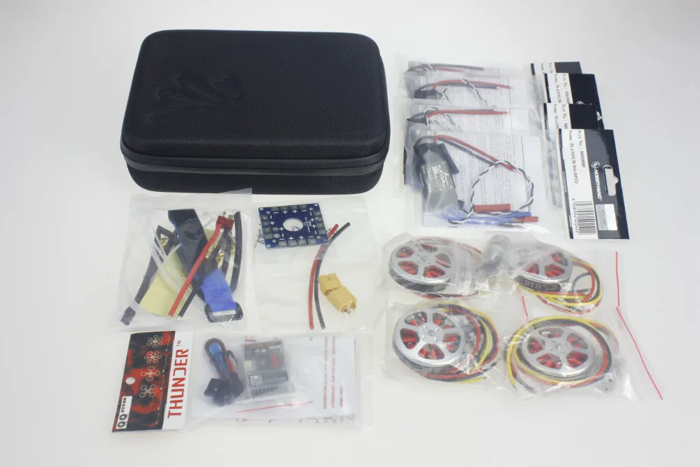 

EVA Bag With 750KV Motor 8ESC Board HOBBYWING Platinum 30A ESC XT60 Plug 3.5mm Connector Fastening Tape T Plug QQ SUPER Y06459-Q