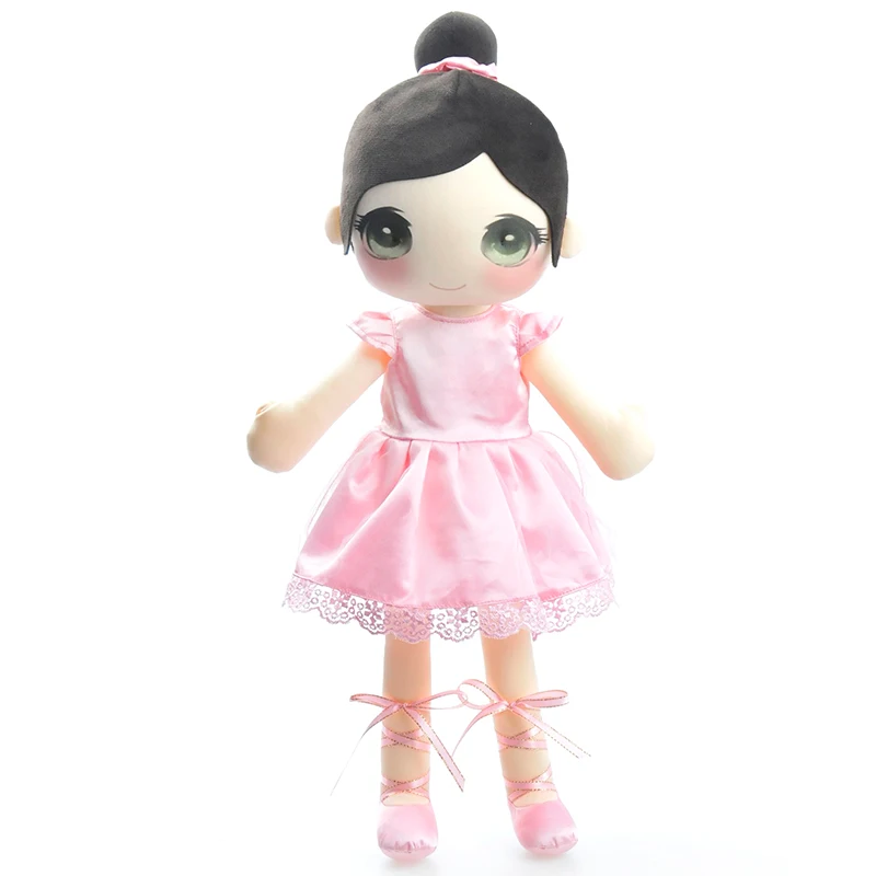 

RYRY 70cm Big Size Ballet Girl Dolls Stuffed Toys Cartoon Plush Soft Toys Cute Big Eyes Dolls for Girls Birthday Gifts
