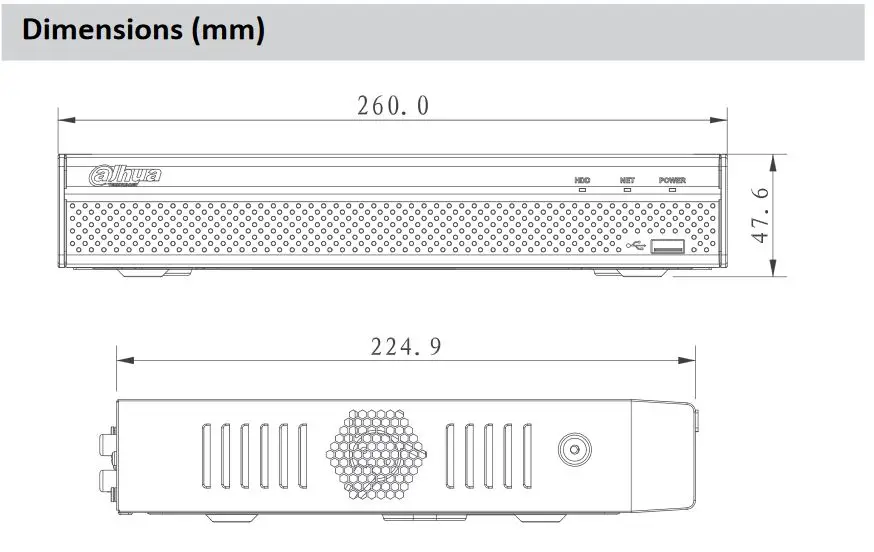 Сетевой видеорегистратор Dahua 4K h.265 4ch 8ch 16ch сетевой видеорегистратор NVR4104HS-4KS2 NVR4108HS-4KS2 NVR4116HS-4KS2 H.265 8MP Разрешение