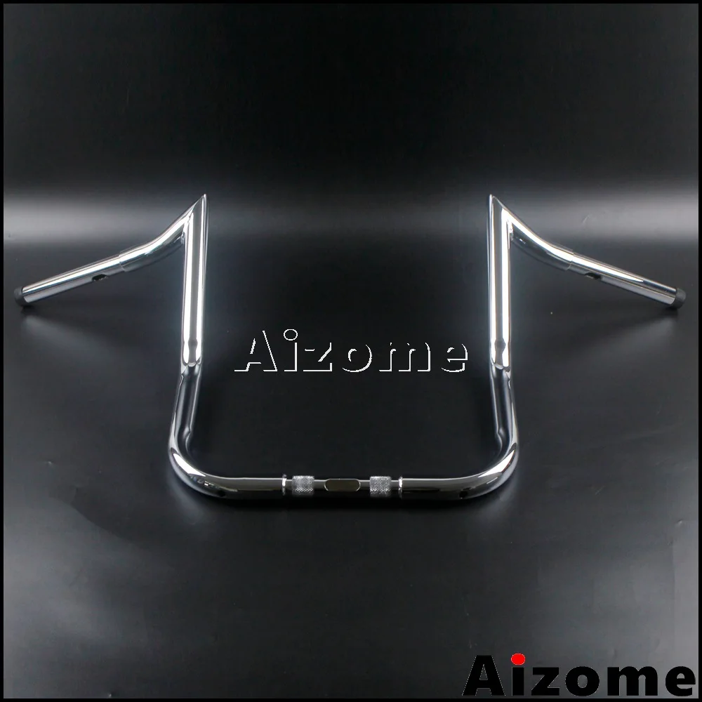 Хромированный 1 1/4 дюймов руль для Harley 12 &quot14&quot 16 &quotRise Monkey Bagger Bar Electra Glide FLHTC Batwing