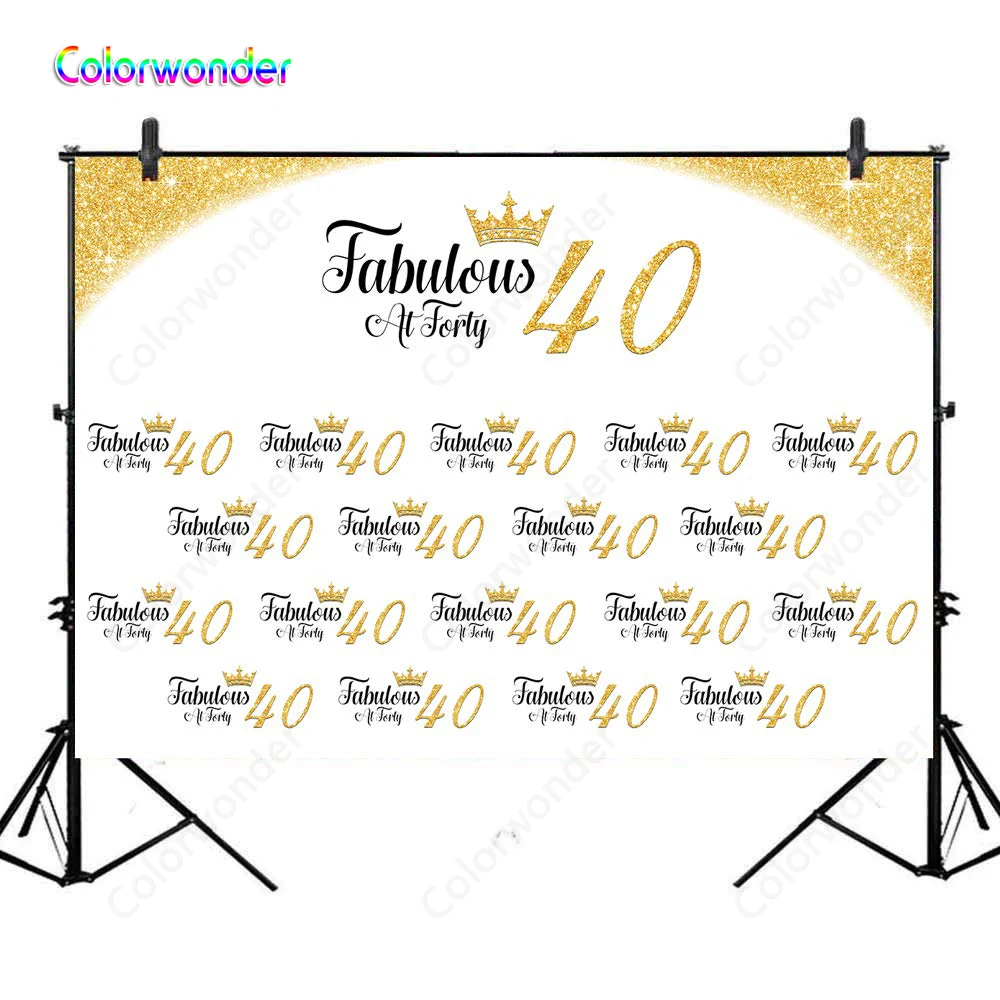 Фотофон Colorwonder с черными словами блестящей золотой короной 7x5ft бесшовный фон