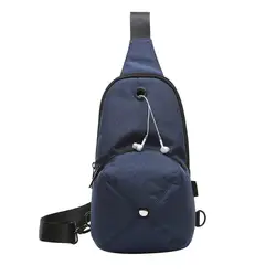 Новый Мужская сумка через плечо Мода Досуг непромокаемая Мужская Ткань Оксфорд корейский стиль сумка через плечо для подростка