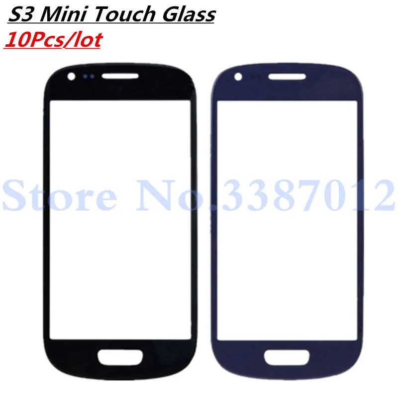 10 шт./лот передняя внешняя линза сенсорного ЖК-экрана стекло для Samsung Galaxy S3 mini i8190
