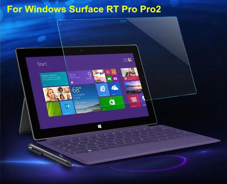 9 H для Windows Surface RT Pro Pro2 Galss защита экрана Премиум 2.5D 0,26 мм Взрывозащищенная пленка из закаленного стекла