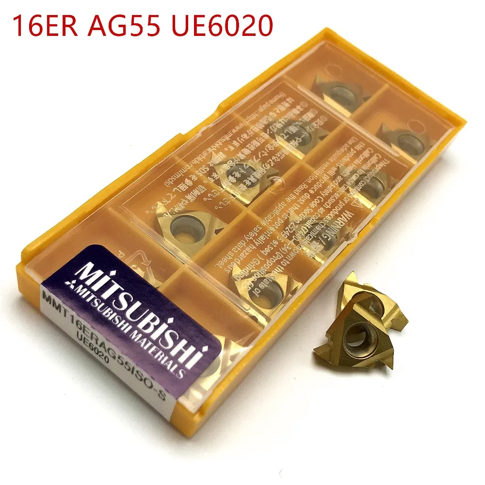 10PCS 16IR 16ER 11IR 11ER AG55 Carbide blade turning tool lathe tool milling cutter CNC tool