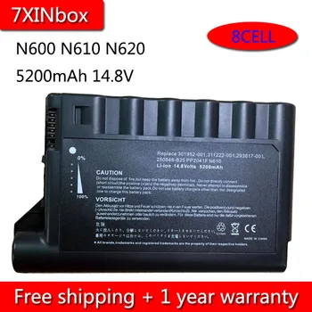 

7XINbox 8Cell 5200mAh 14.8V Laptop Battery For HP Compaq N600 Evo N610 N610c N610v PP2041D PP2040F PP2041H 301952-001 311222-001