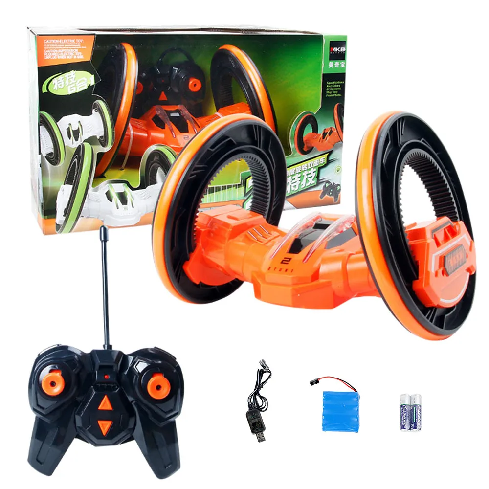 Remote control toy car wireless jumping remote control toy bounce car toy space exploration car gift  Z227