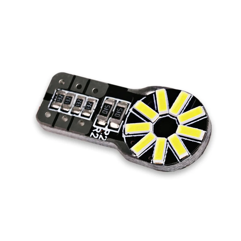 Автомобильные светодиодные лампы FISHBERG 2x Canbus T10 LED W5W 4014 SMD светильник 12 В для Ford Focus 2