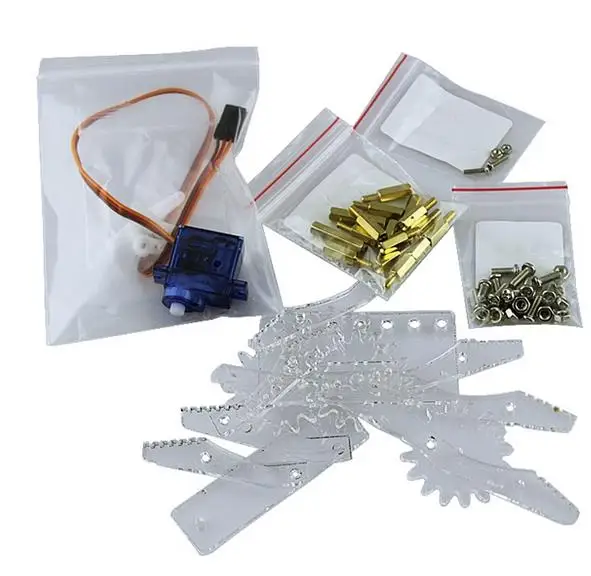 1set-Acrylic-Robot-Arm-Clamp-Paw-Gripper-Clamp-Claw-Mount-Kit-With-No-9G-Servo-For (3)