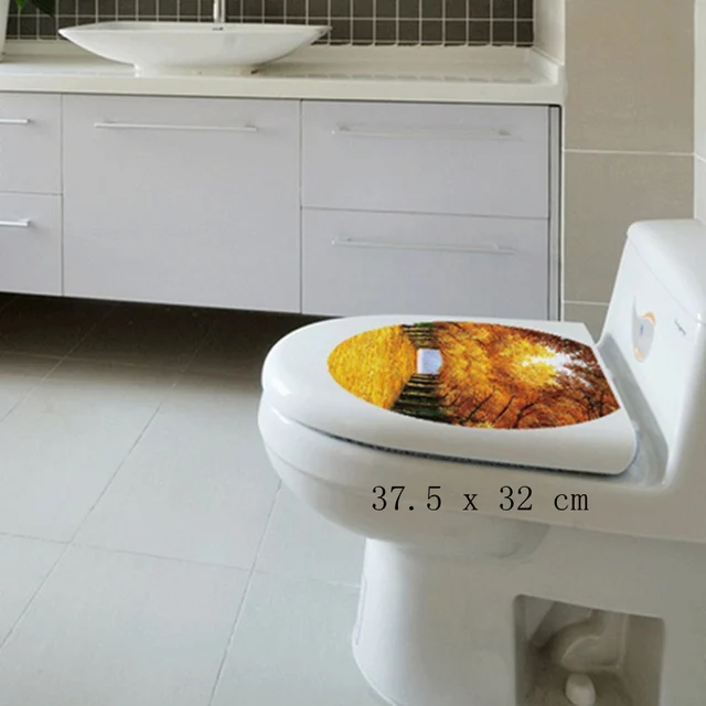Zs Sticker 34* 46 cm sticker WC cover toilet pedestal toilets stool