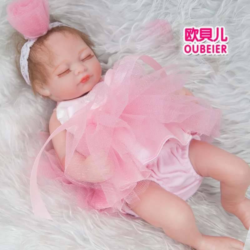 28cm Baby sleep doll reborn Baby Fashion silicone reborn babies toys
