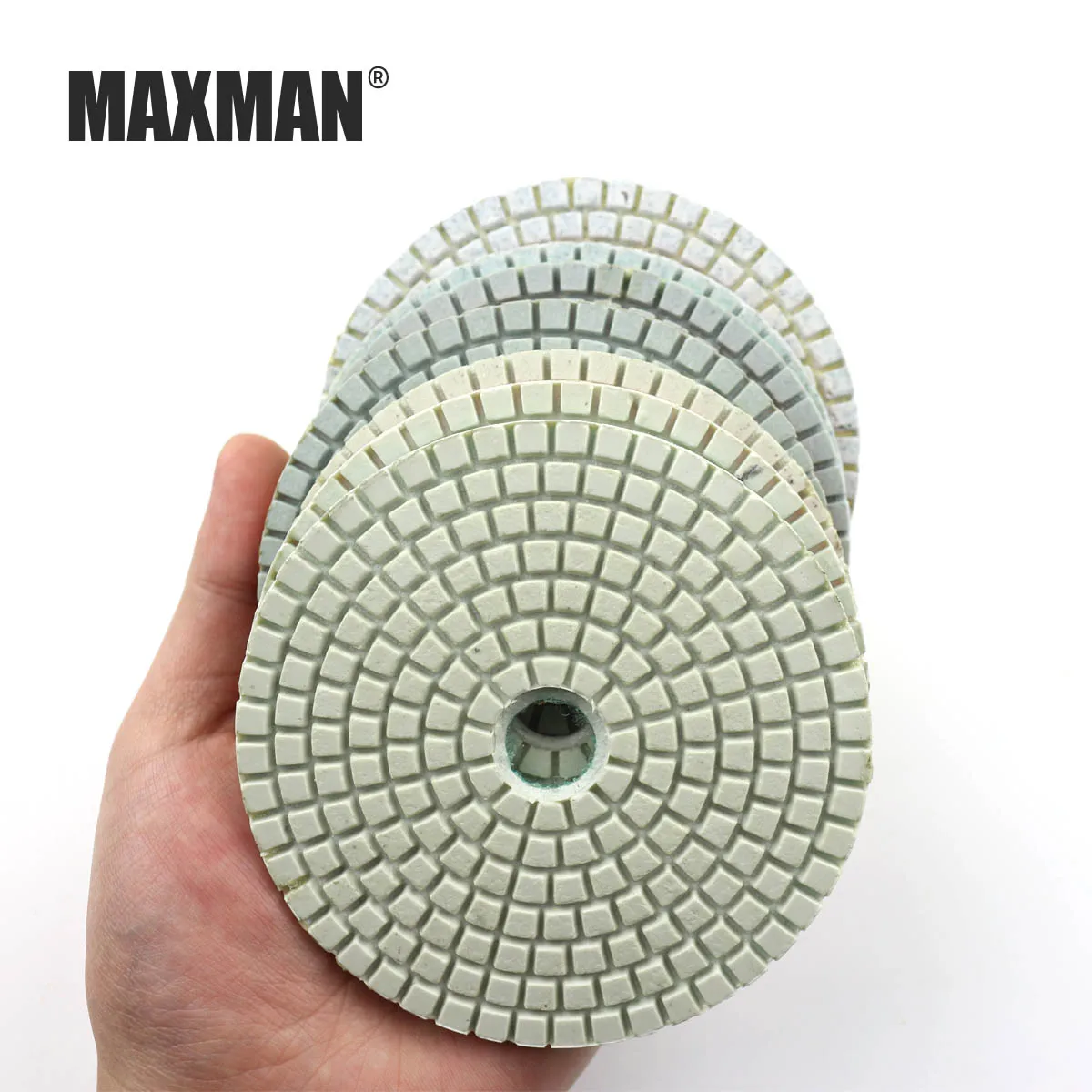 MAXMAN 10 компл. 4 дюймов Алмазные полировальные колодки Гранит Мрамор Бетон каменные шлифовальные диски ручные инструменты влажный диск