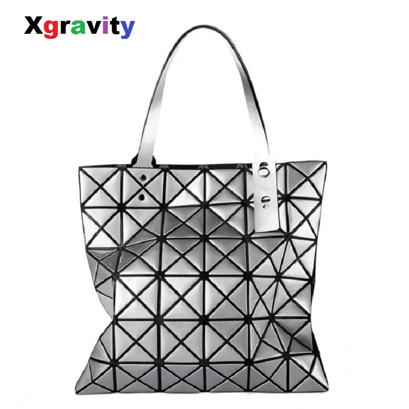 Xgravity New Rhombic Geometry Bag Folding Bag Shoulder Fashion Casual