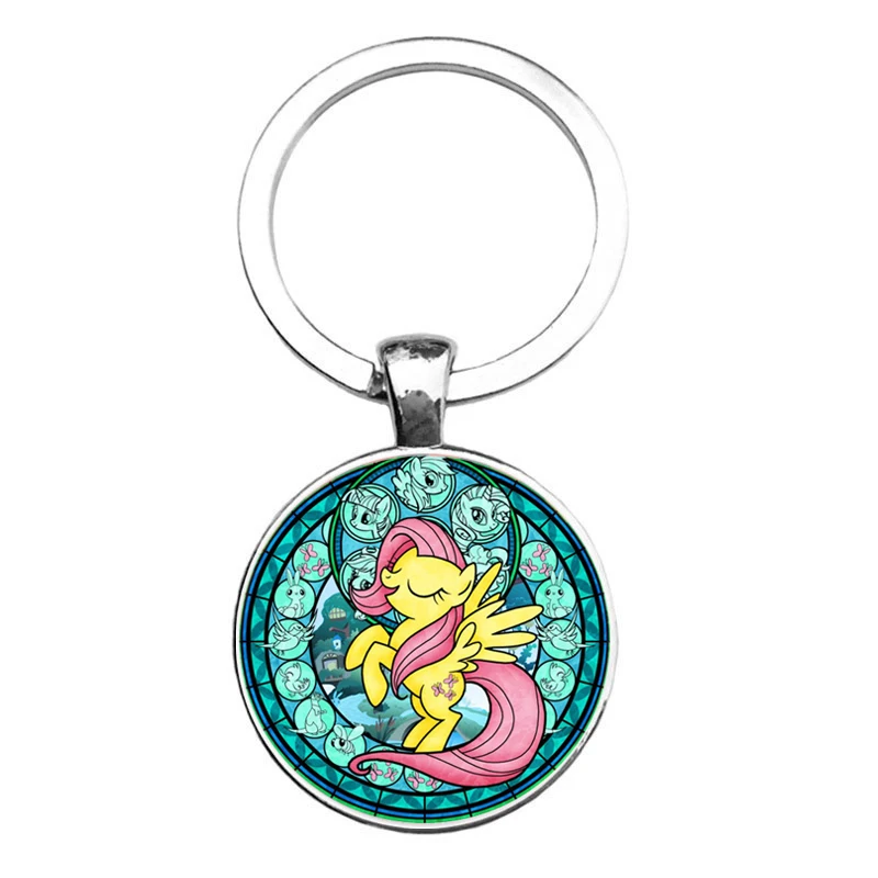Горячее предложение! Распродажа! My Little Horse Baoli Poni Princess кольцо для ключей Радуга