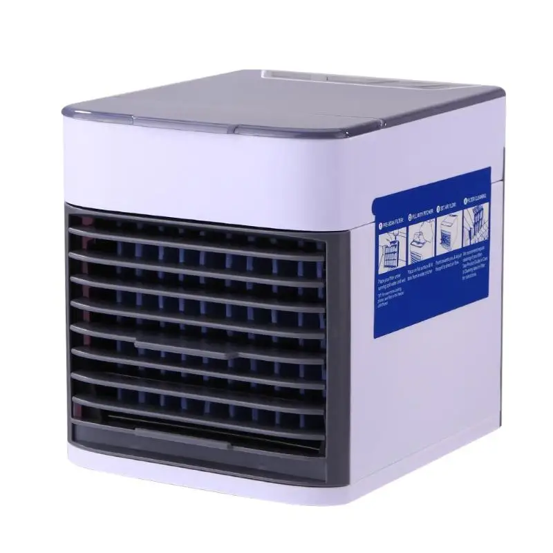 

3 Wind Speeds USB Mini Air Cooler Conditioner Humidifier Air Cooling Fan 7 Colors Light Desktop Arctic Air Cooler Fan For Home