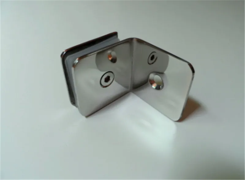 10PCS Steel Tube Clamp Glass Shelf Brackets Stainless Steel Glass Clamp