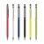 200 pcs/lot 2 in 1 capacitive screen metal stylus ball pen for ipad