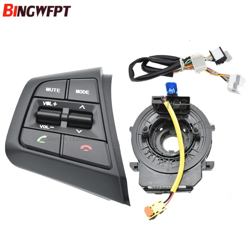 

for Hyundai creta IX25 1.6L left Steering wheel button switch volume control button Bluetooth phone with wire and cable