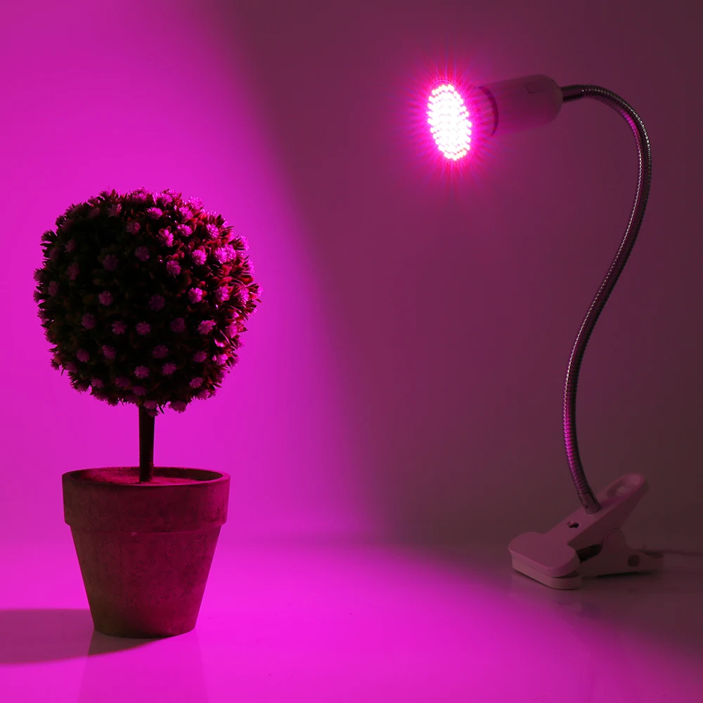 Lâmpada para Flor Lote Crescer Luzes 5 w 10 18 28 E27 Espectro Completo Vegetais Sistema Hidroponia Planta Tenda 4 Pçs - Led 14 led crescer lâmpada para flor vegetais sistema