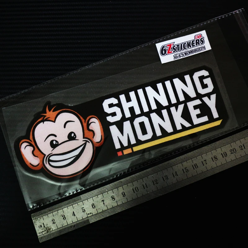 

MONKEY KEN BLOCK drift Sponsored reflective stickers cartoon MOTOGP