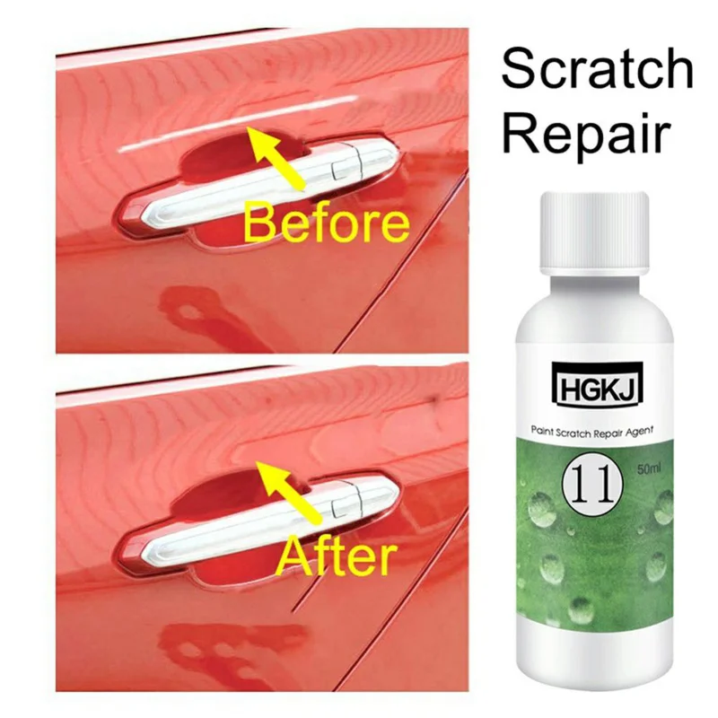 

2PCS 50ml Pro Auto Scratches Remover HGKJ-11 Series Liquid Scratch Repair Agent Dropshipping Car Care Maintenance Tool TSLM1