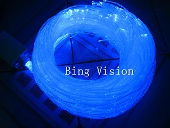 

High quality opitc fiber sensory kit,100 strands 3*0.75mm sparkle side golw fiber optic cable, for water fall, fiber curtain