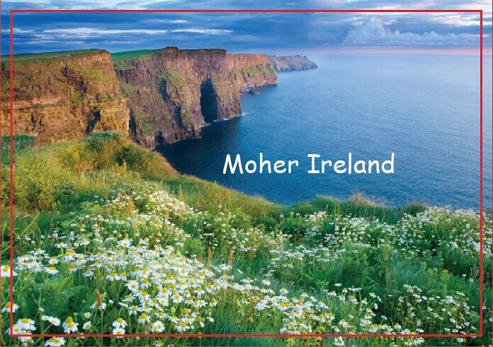 

Travel Refrigerator Magnets 78*54mm,Cliffs Of Moher in Ireland Tourist Rigid Magnets 20666