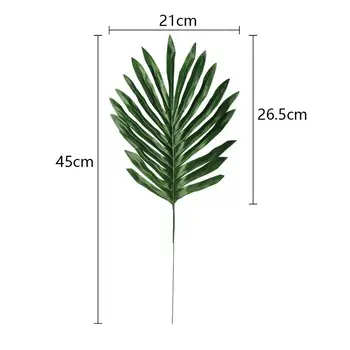 

24pcs 45cm Artificial Leaves Fake Coconut Leaf Leaves Simulation Plant for Wedding Party DIY Supplies Home Garden Decor