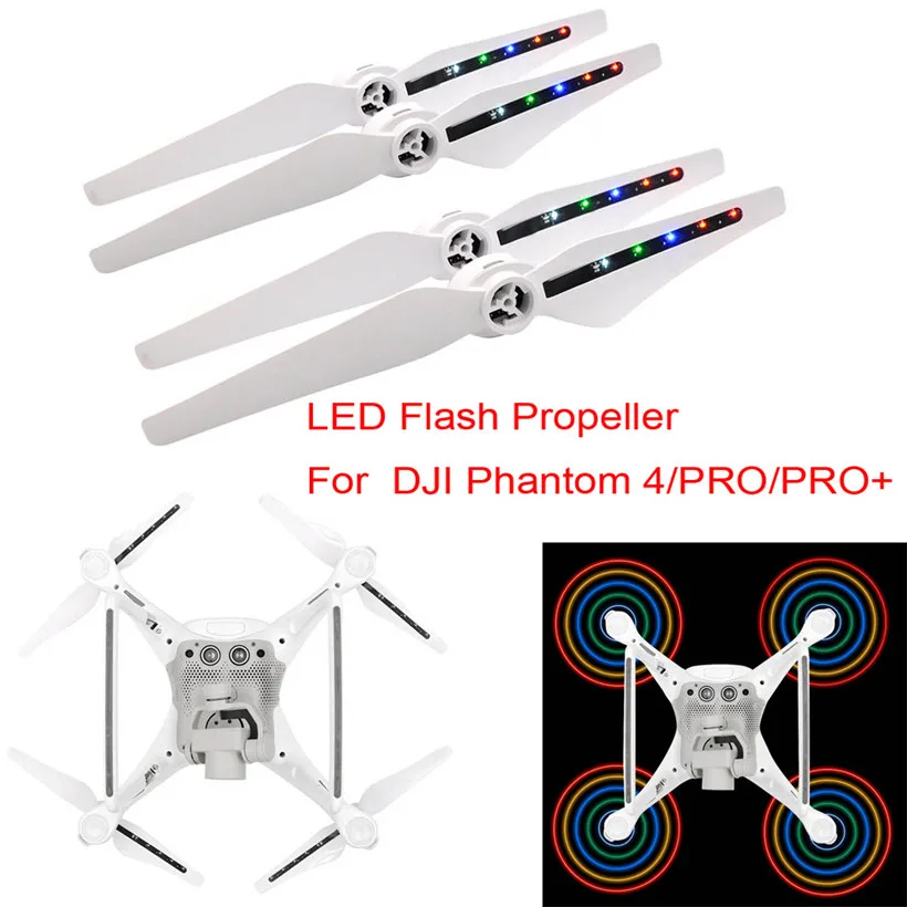 

Omeshin 2 Pairs LED Light Flash Propeller USB Charging For DJI Phantom 4 Pro Pro+ Drone 180310 drop shipping