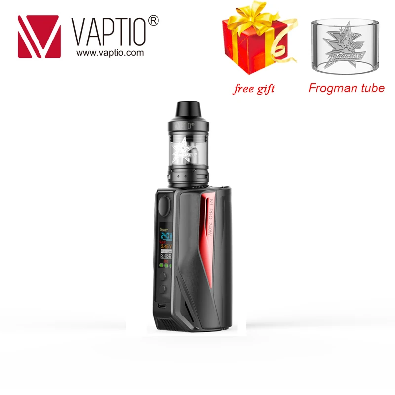 Electronic Cigarette Vaptio N1 Pro Lite Kit 200W Tank Atomizer 2050Ml Vapor Fit 510 Thread Vape External 18650 Battery huismerk kopen in de aanbieding Electronic Cigarette Vaptio N1 Pro Lite Kit 200W Tank Atomizer 2050Ml Vapor Fit 510 Thread Vape External 18650 Battery huismerk kopen in de aanbieding