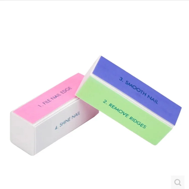 

1 pcs Nail Buff Files Nail Tools Polishing Blocks 4 Side For UV Gel Nail Polish DIY Nail Art Pedicure White Nail Buffers File