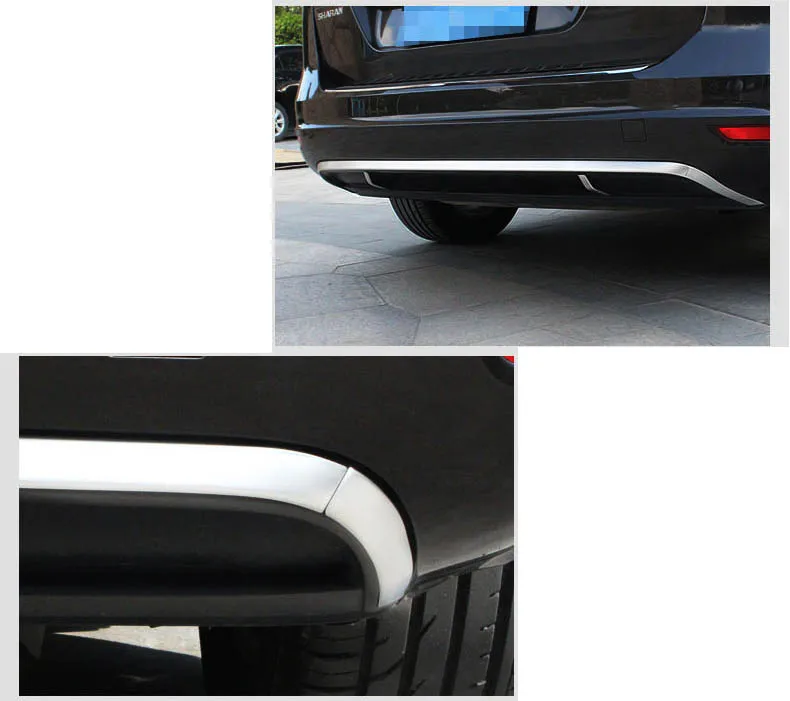 Lsrtw2017 Тюнинг автомобилей багажник бампер планки для Volkswagen Sharan 2011 2012 2013 2014 2015 2016 2017 2018 Seat Alhambra