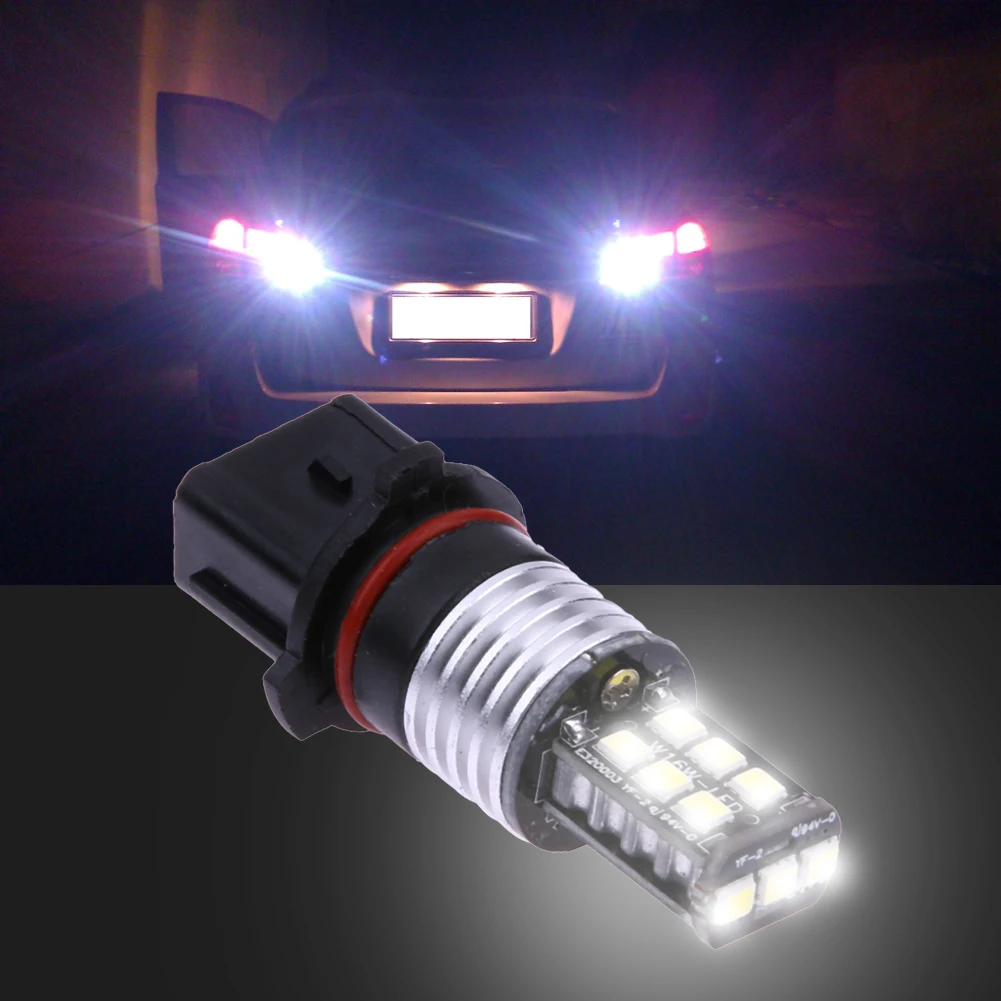 

Super Bright Car Styling Headlight P13W 15 SMD 12V Auto LED Fog Lamp Automobiles Tail Parking Bulb Daytime Running Light DRL