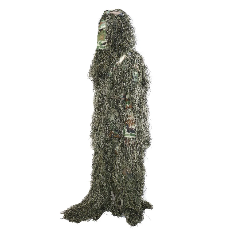 Камуфляжный костюм для охоты 3D 5 шт.|hunt 3d|ghillie suitcamo woodland |