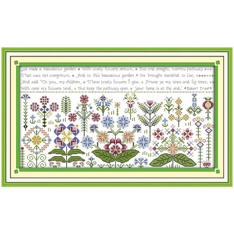 

Tapestry (2) Patterns Counted Cross Stitch 11CT 14CT Cross Stitch Set Wholesale Chinese Cross-stitch Kit Embroidery Needlework