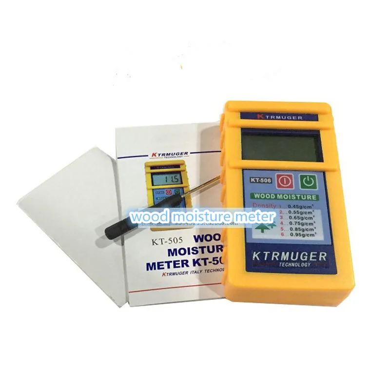 Digital Wood Moisture Meter Redwood Timber moister meter Range 0~100% KT-505 humity meter 1