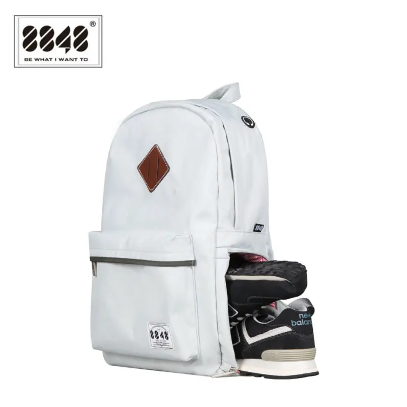 comprar 2016 de Viagem Legal Mochilas Escolares para As Mulheres Bolso Sapatos para Senhora Oxfords Homens Mochila Impermeável Cinza Prata S15004 5
