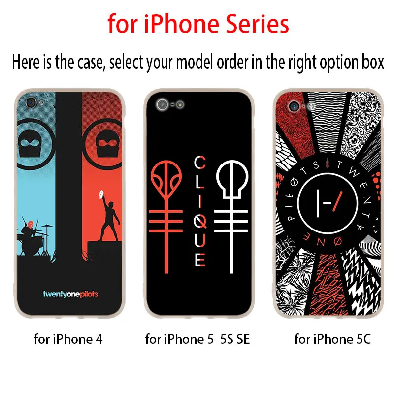 Band 21 Twenty One Pilots Music Silicone Soft Cover Case For Iphone 11 12 Pro X Xs Max Xr For Iphone 8 7 6 Plus 5 5s Se 2020 Phone Case Covers Aliexpress