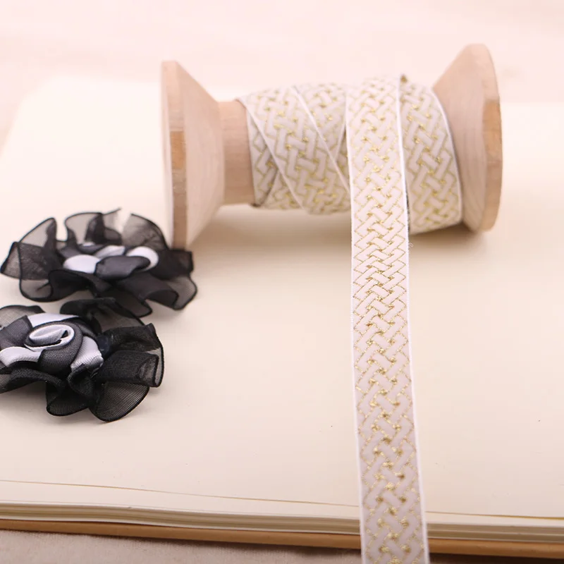 

2YARD 1.5CM High grade golden polyester ribbon, champagne gold, wedding ribbon, gift wrap, ribbon.