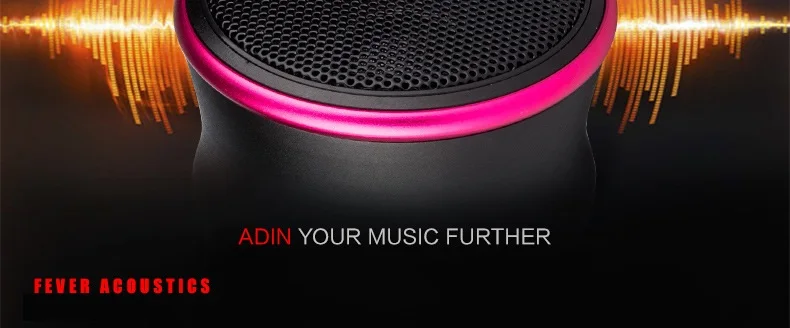 ADIN Hifi Bluetooth Vibration Speaker NFC Aluminum Speaker Call FM TF Speakers Outdoor Sport Subwoofer for Bluetooth Devices (2)