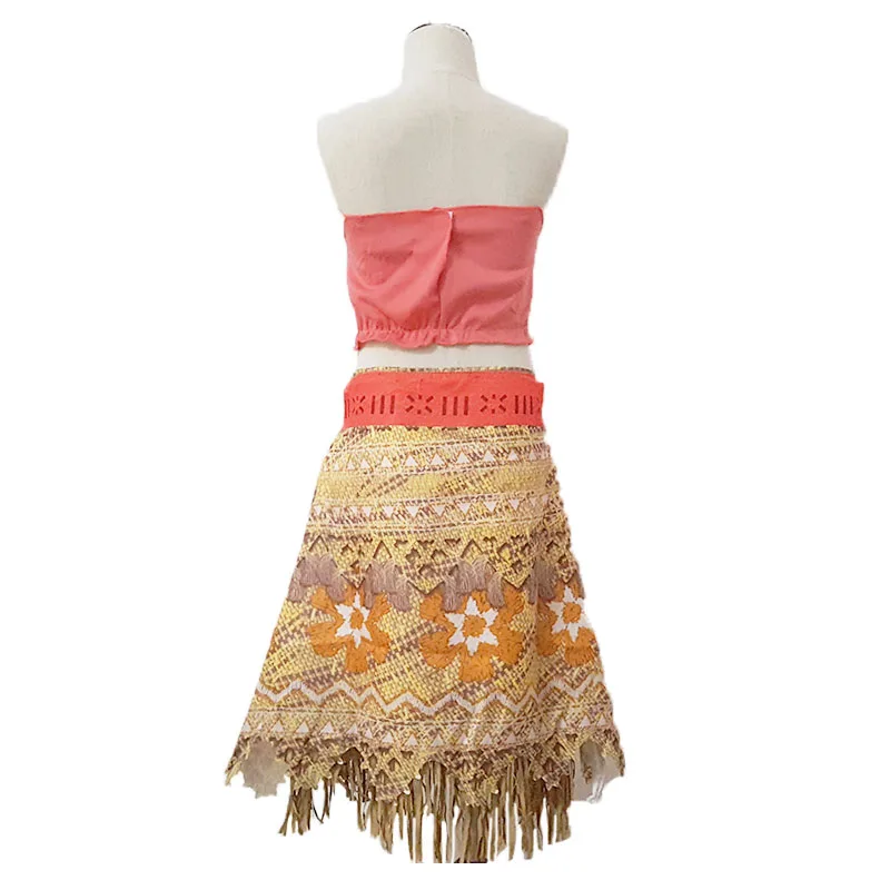 Girls Moana Costume Little Girls Adventure Outfit Children Summer Beach Dress Kids Halloween Cosplay Dresses Clothing Dress Kids Little Girlkids Beach Dresses Aliexpress