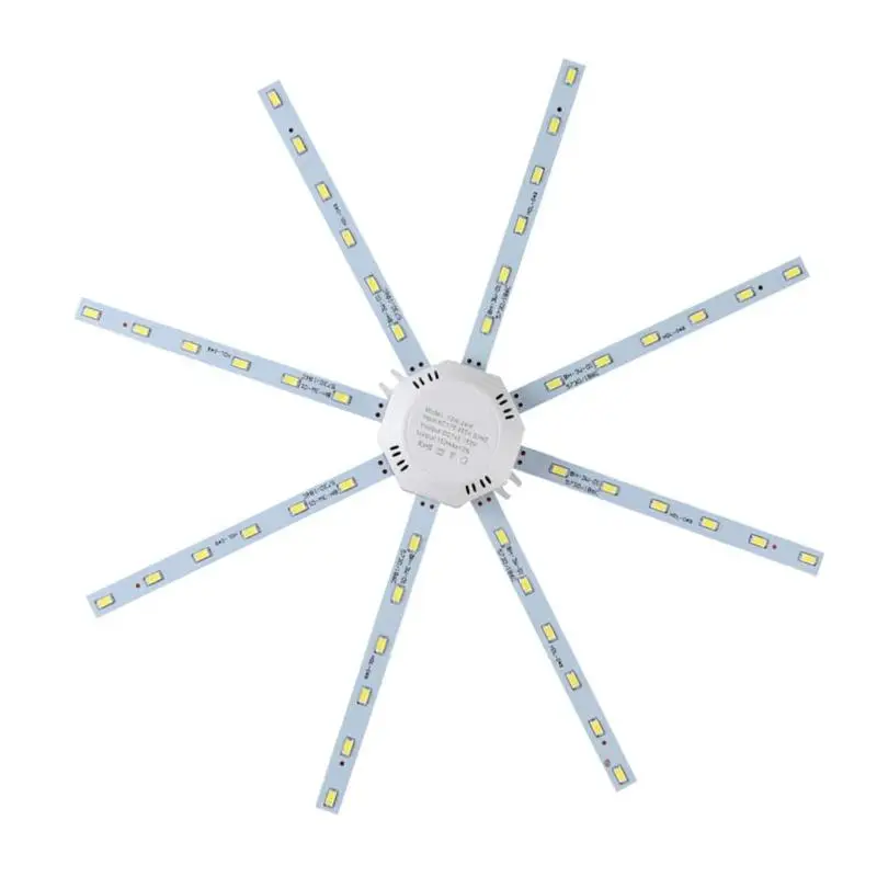 220V 56LED потолочный Панель светильник 12/16/20/24 Вт 500LM в форме осьминога Крытый Спальня потолочная панель для жилого фургона Ночной светильник Модуль панель округлая панель с лампочками