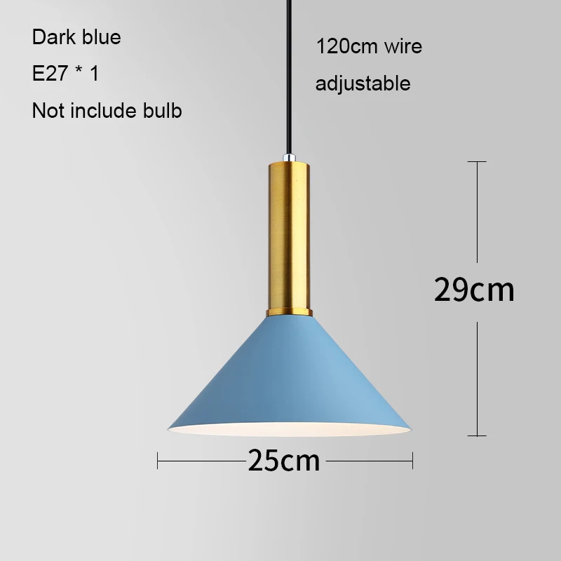 E27 подвесные светильники Светодиодный современный подвесной висячий светильник Настенный светильник Промышленный DIY нордическая лампа для Спальня Гостиная Кухня Ресторан - Цвет корпуса: 06 no bulb
