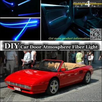

For Ferrari Mondial interior Ambient Light Tuning Atmosphere Fiber Optic Band Lights Inside Door Panel illumination Tuning