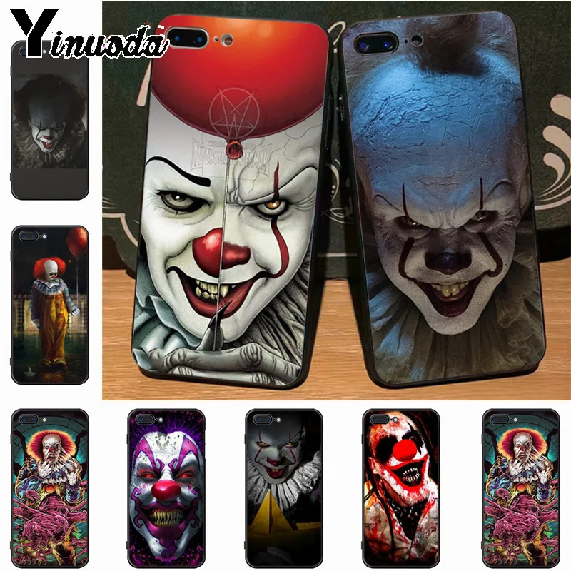 

Yinuoda Pennywise The Clown Horror High Quality Classic High-end Phone Case for iPhone 7plus X 6 6S 7 8 8Plus 5S 11pro case