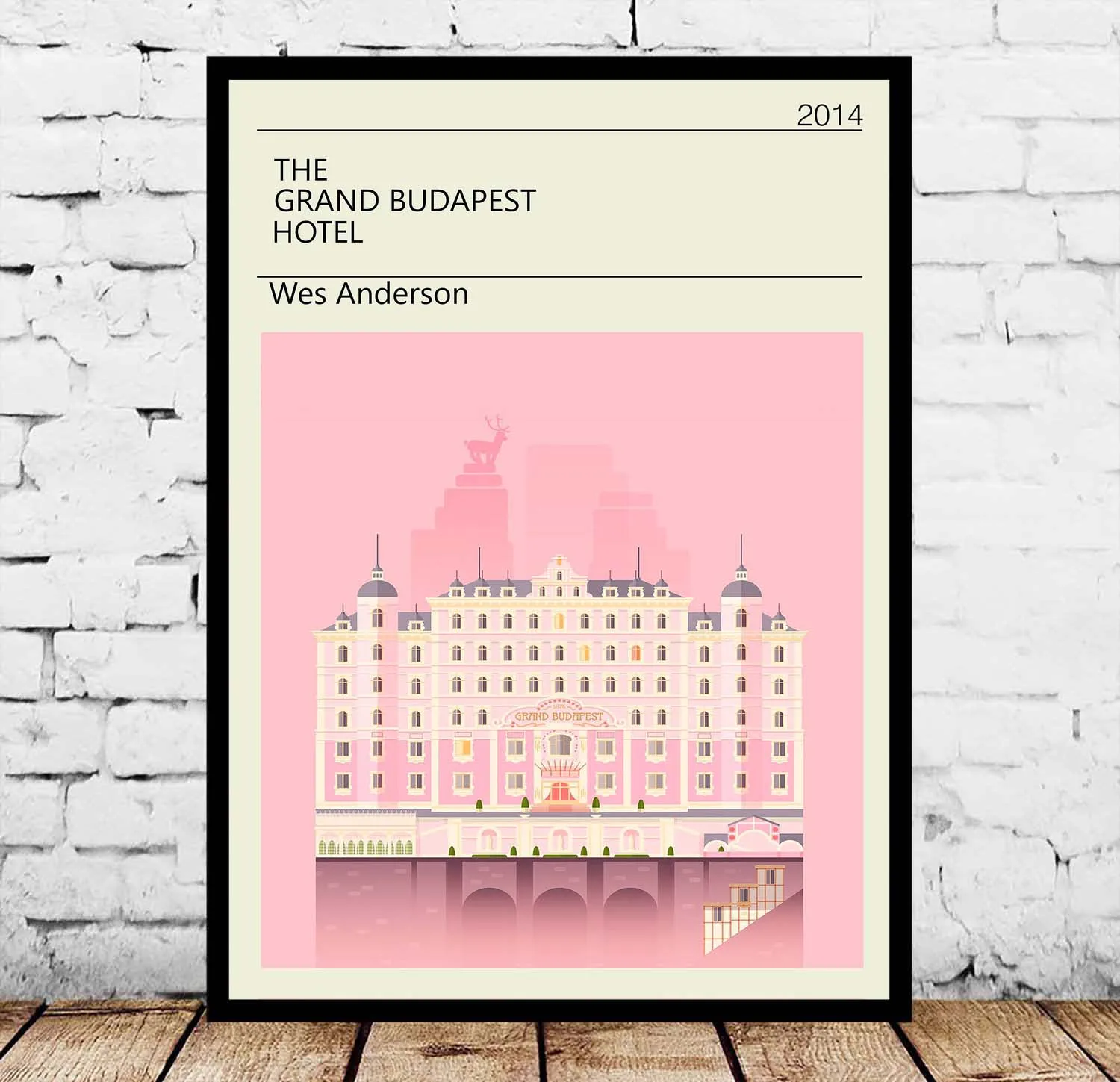 

Grand Budapest Hotel vintage Movie Poster Canvas Painting