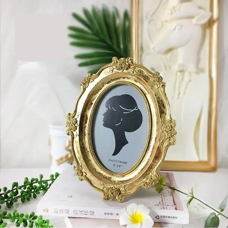 

Resin Retro creative studio photo frame European style photo frame Decoration